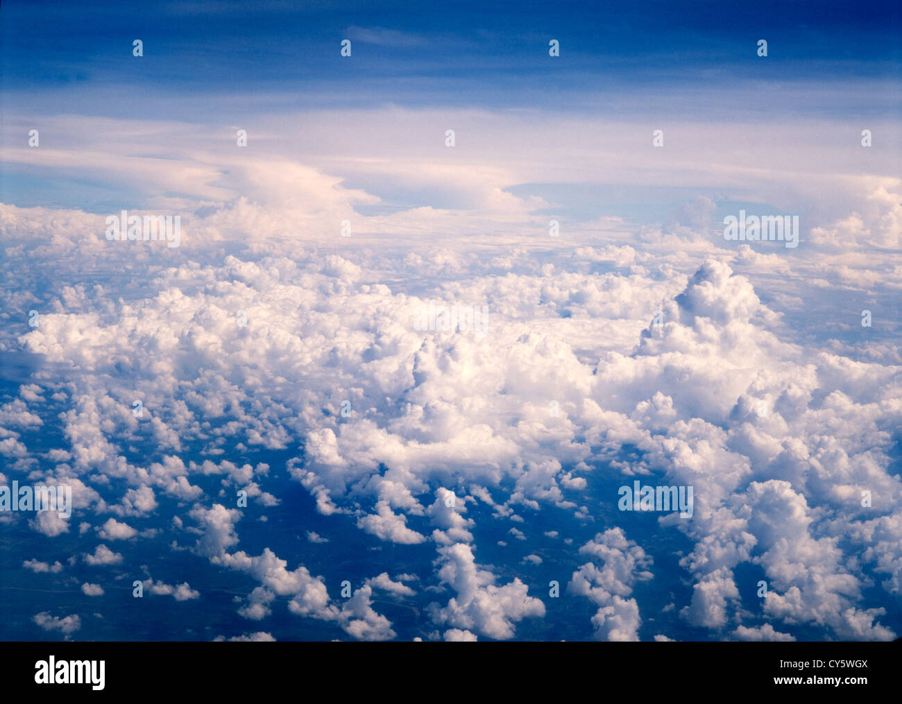 AERIAL VIEW OF JAVA FROM ABOVE CLOUDS,INDONESIA Stock Photo - Alamy