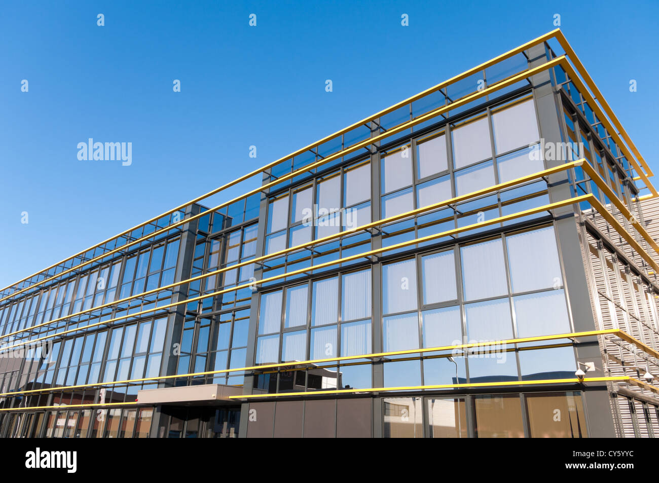 newly build modern office building Stock Photo