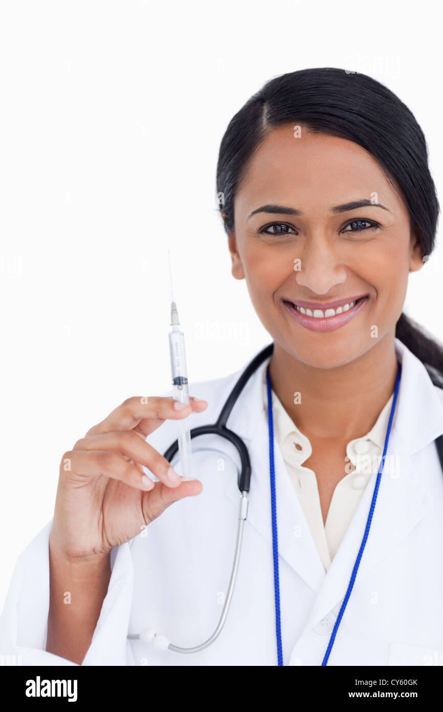 Beautiful female doctor long hi-res stock photography and images - Alamy
