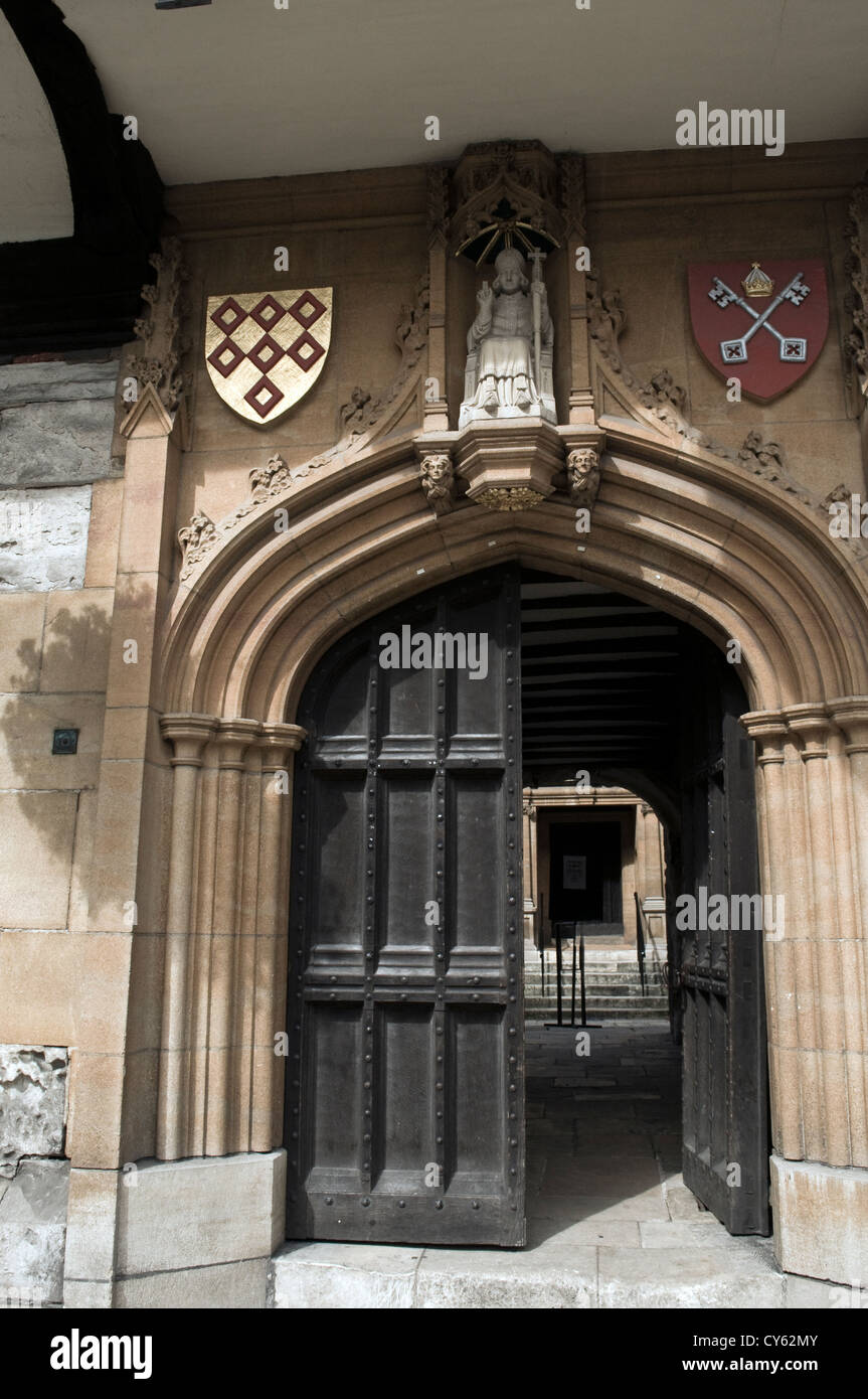 Gothic-Cathedral-Doors Stock Photo