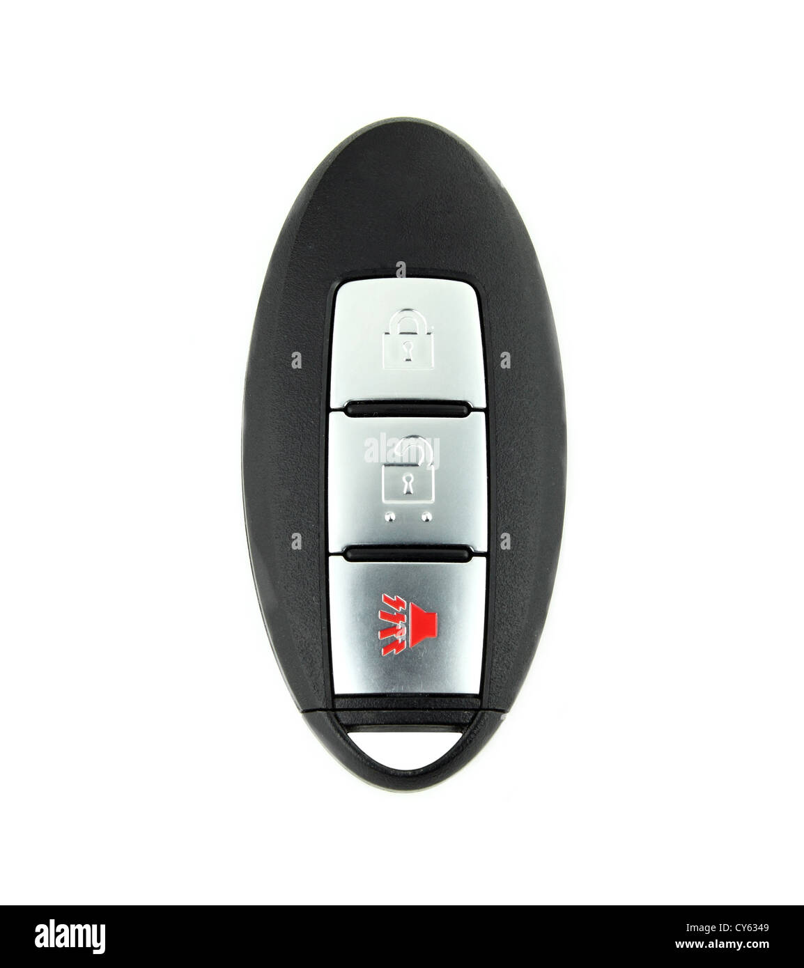 car remote key on white background Stock Photo
