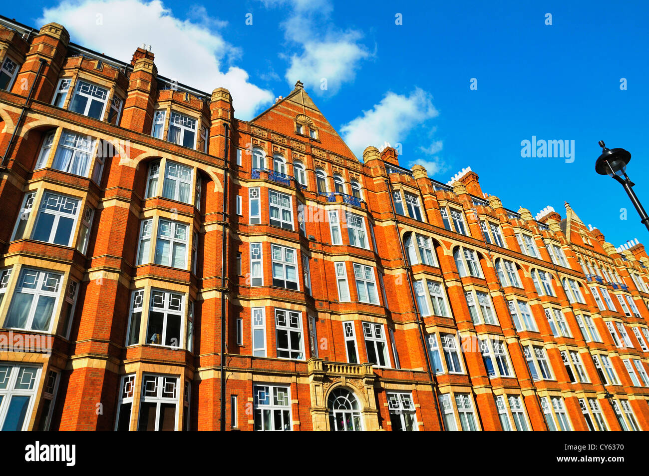 Bickenhall Mansions, Bickenhall Street, London, W1 Stock Photo