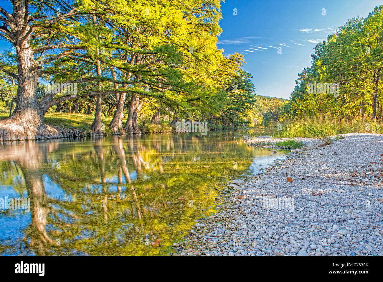 The Frio River near Concan, Texas, USA Stock Photo Alamy