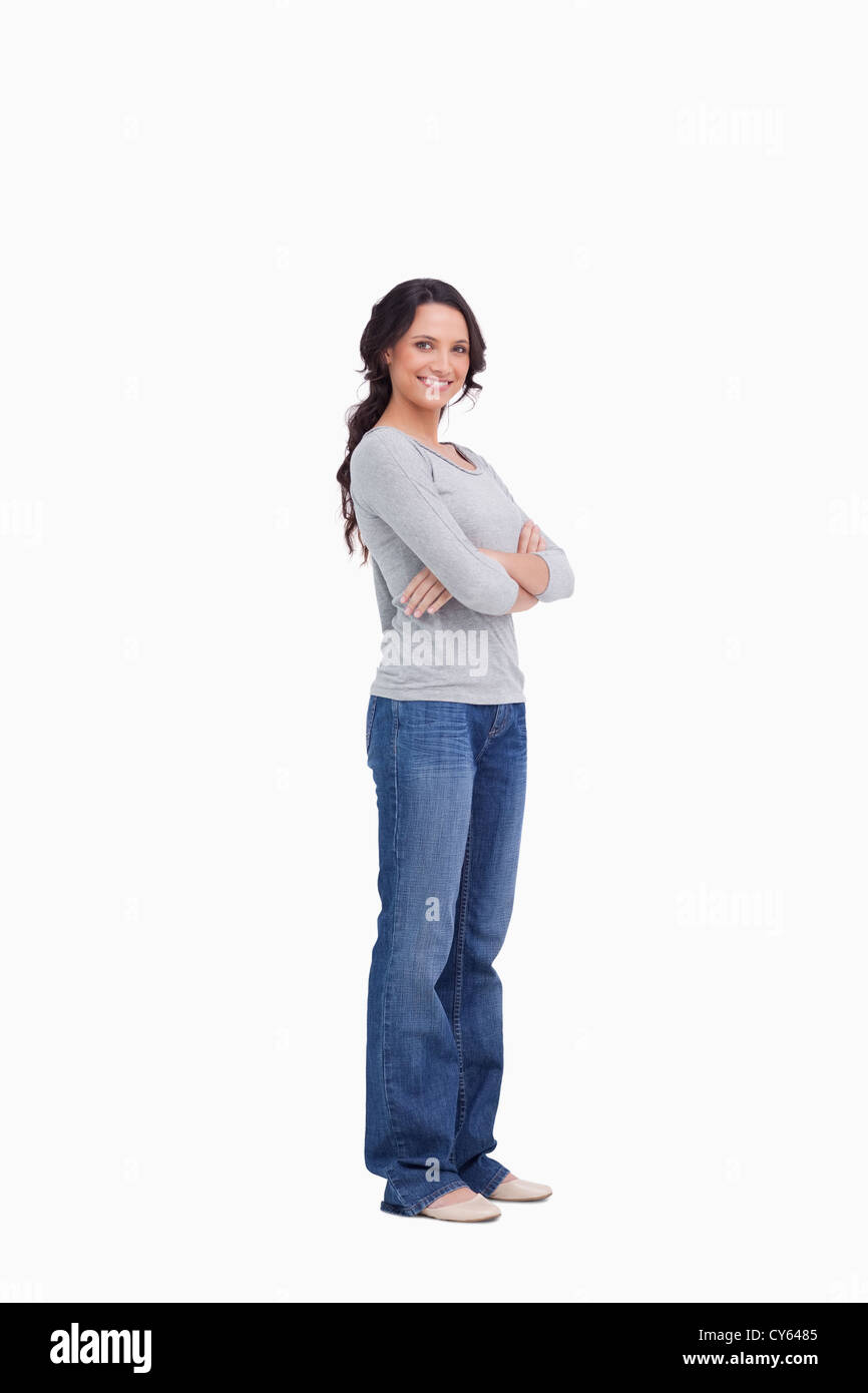 Woman arms folded hi-res stock photography and images - Alamy
