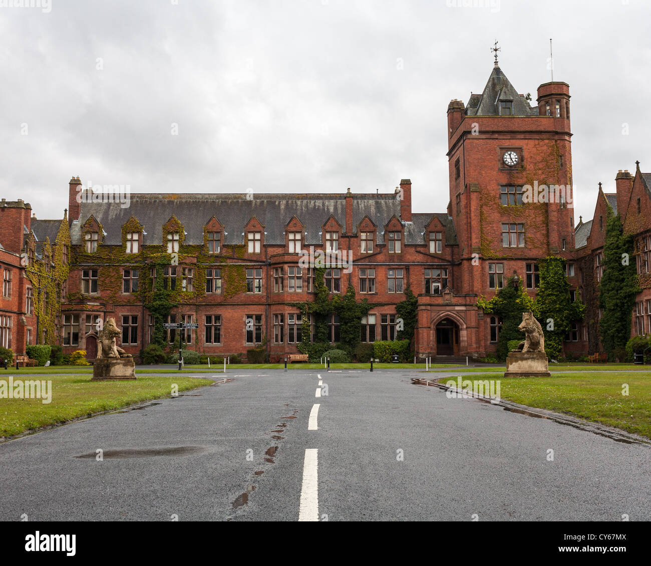 Campbell College School in Belfast, which is a boys' grammar school for boarding and day pupils Stock Photo