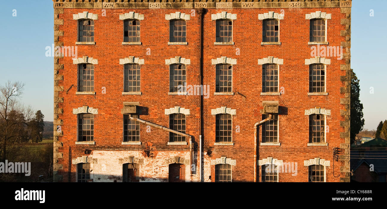 Cilcewydd Mill, near Welshpool, Powys, Wales, UK. An old abandoned 19c