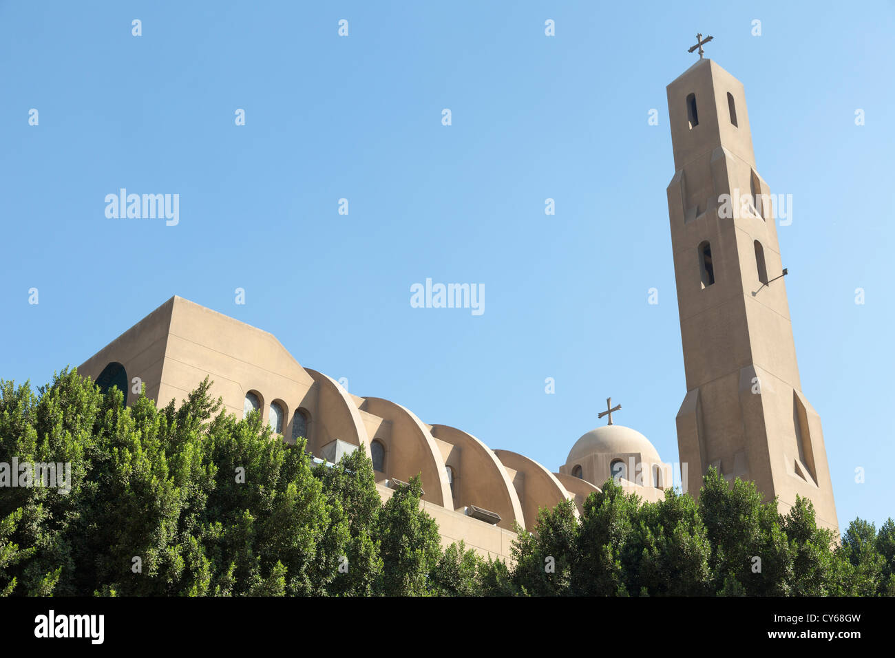 Saint Mary Coptic Church in Zamalek, Cairo, Egypt Stock Photo