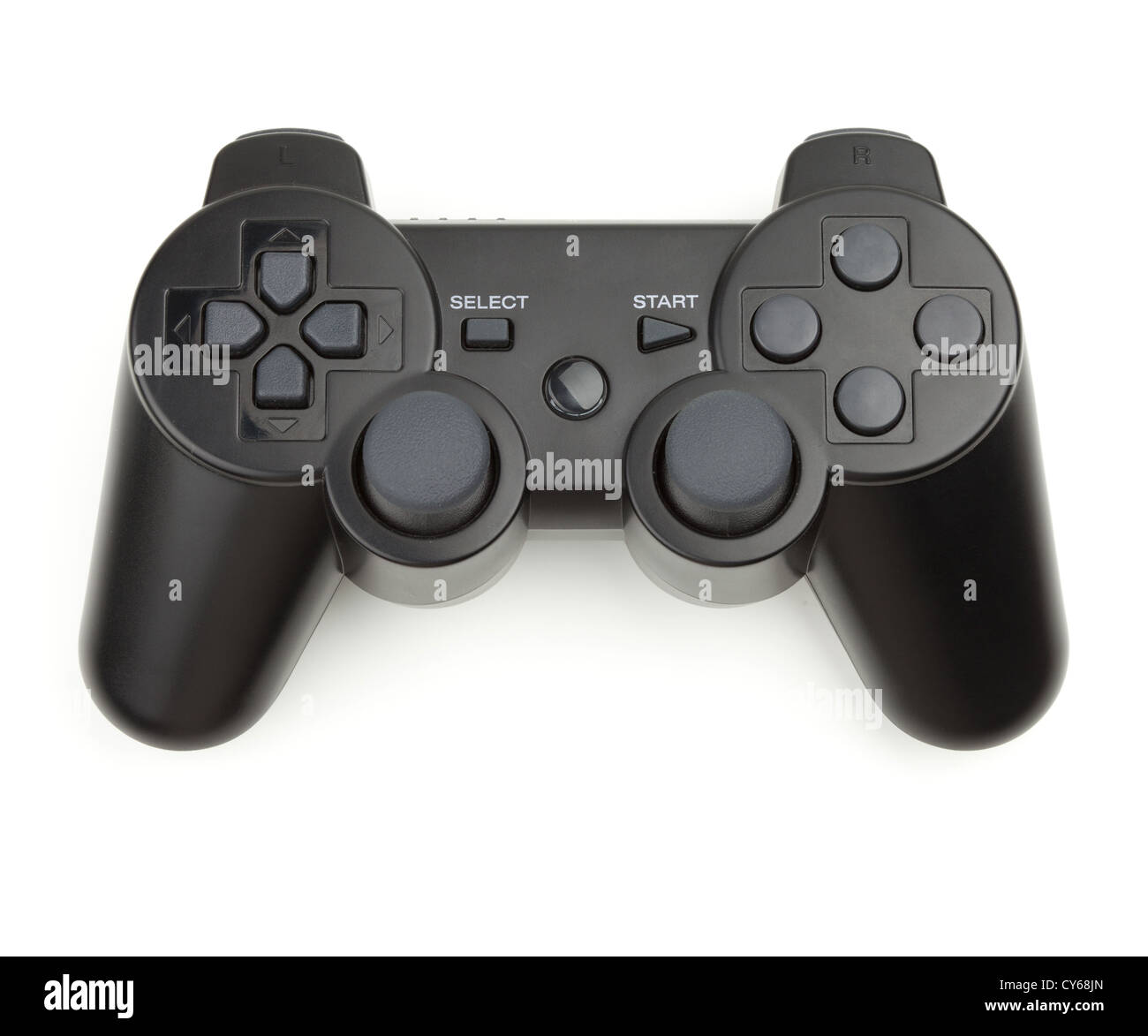 Wireless gamepad. Isolated on white background Stock Photo - Alamy