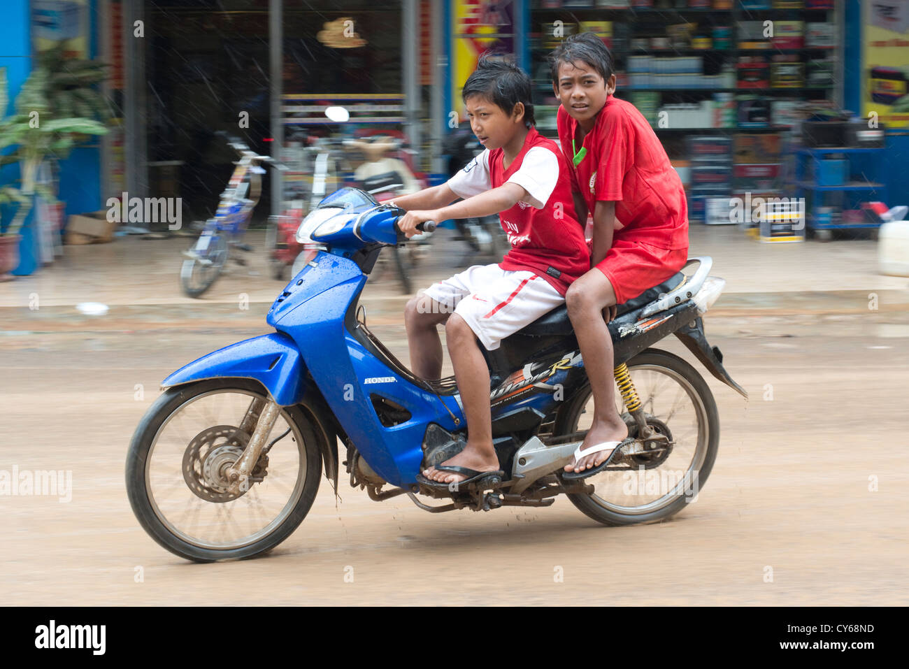boys riding motorcycles