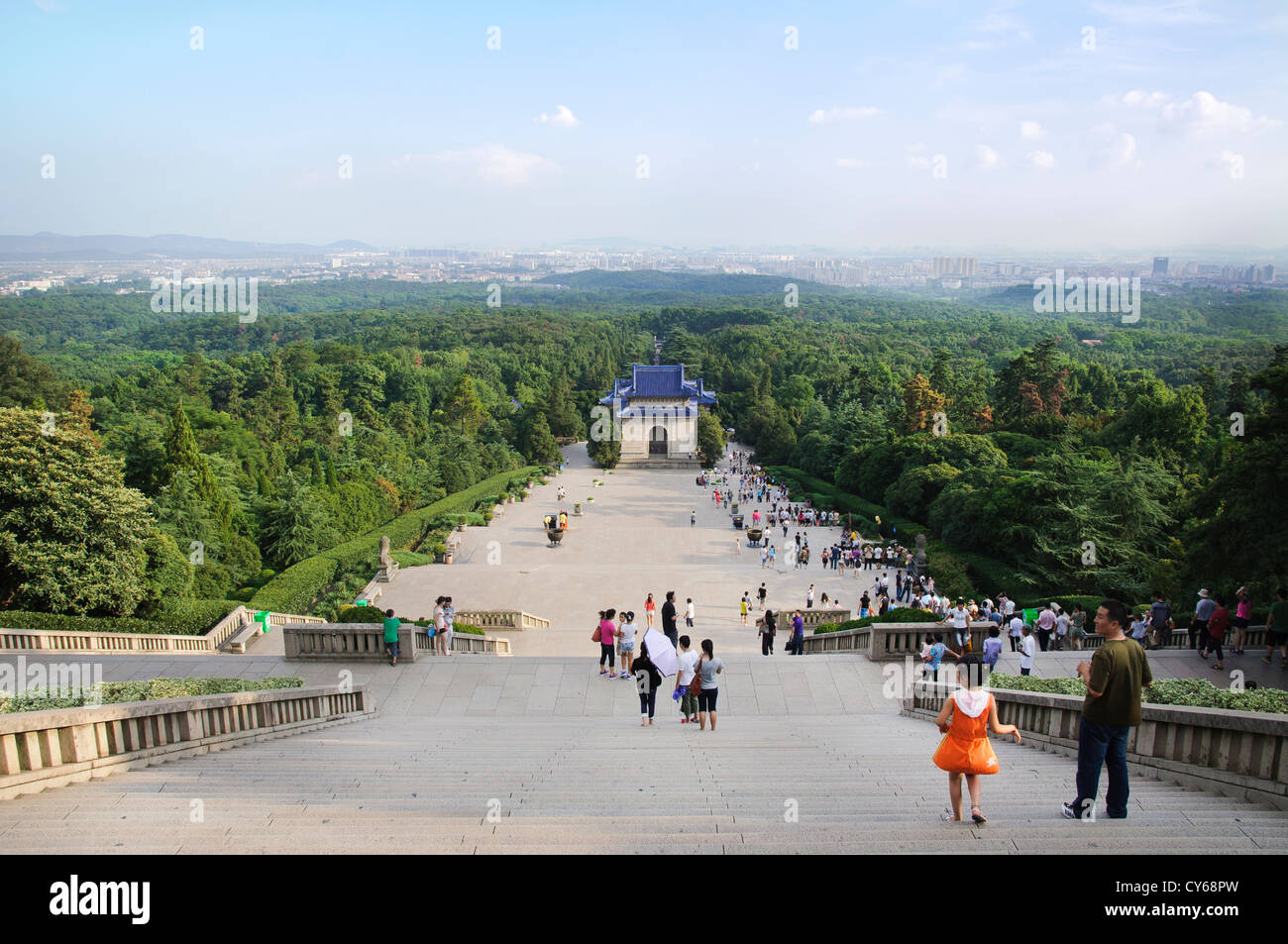 Sun Yat-Sen Mausoleum, Nanjing, China Stock Photo