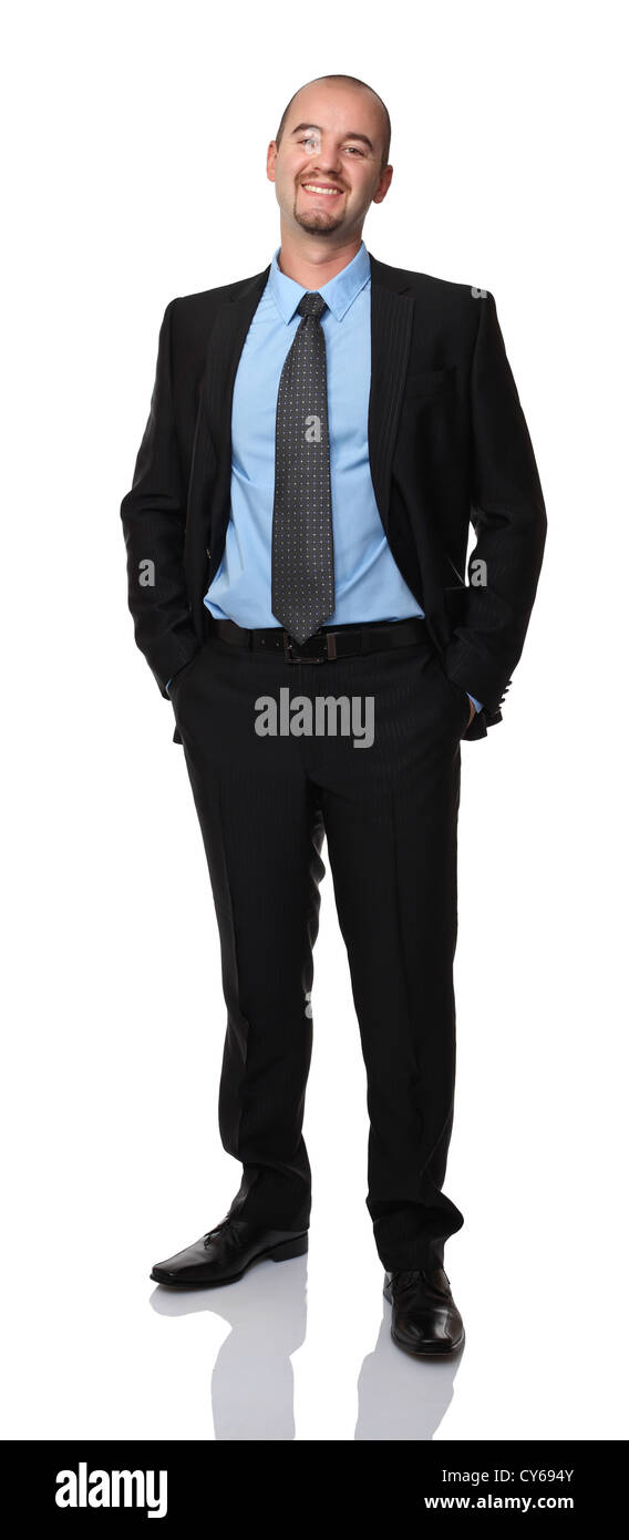 businessman portrait isolated on white background Stock Photo