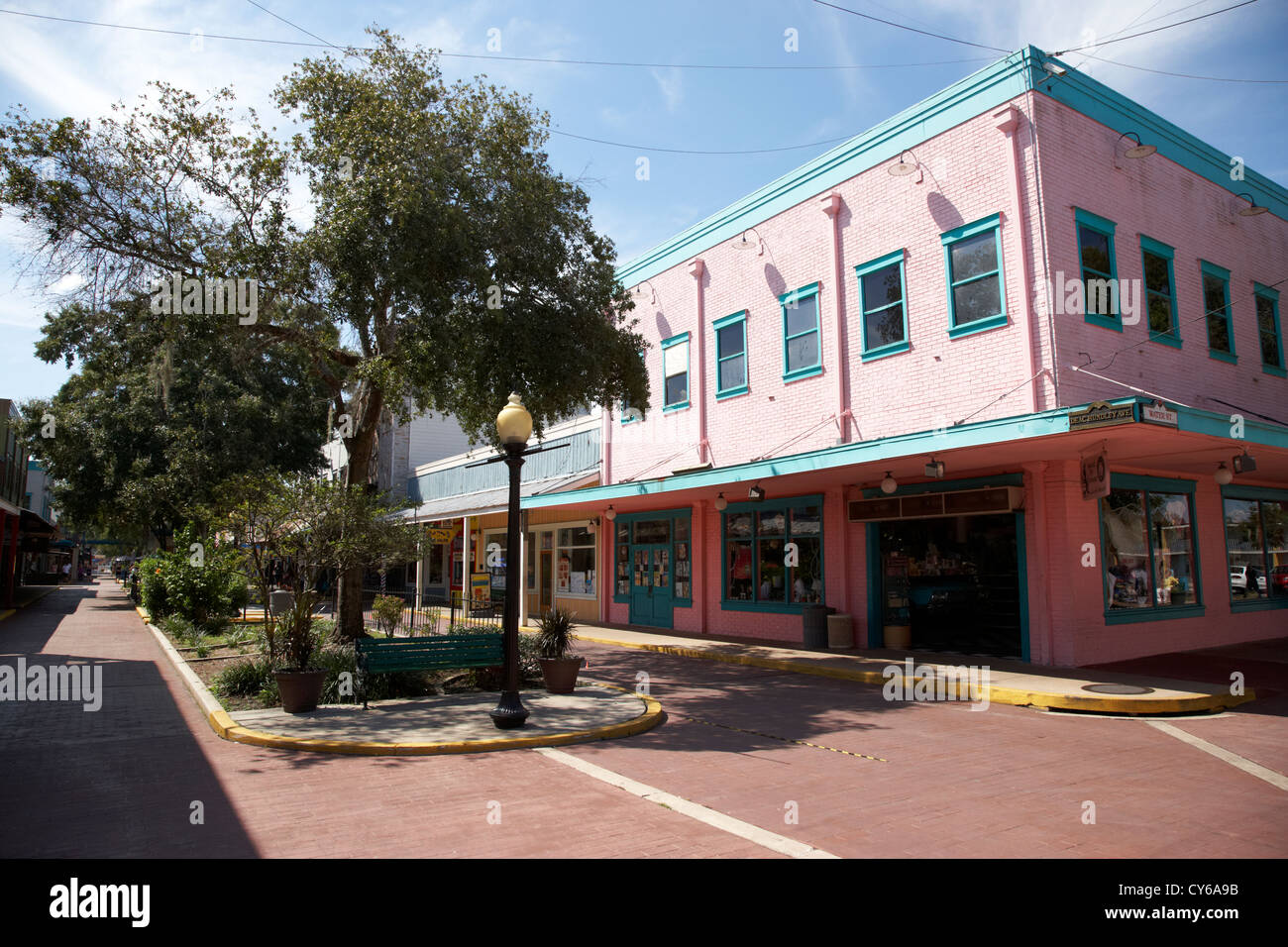 Old Town Outdoor Shopping Mall Kissimmee Florida Usa Stock Photo Alamy