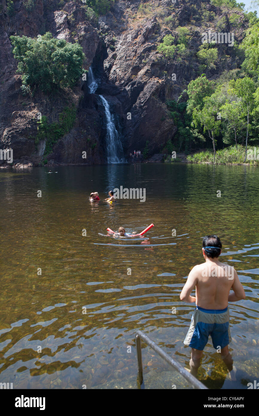 People swimming at wangi falls hires stock photography and images Alamy