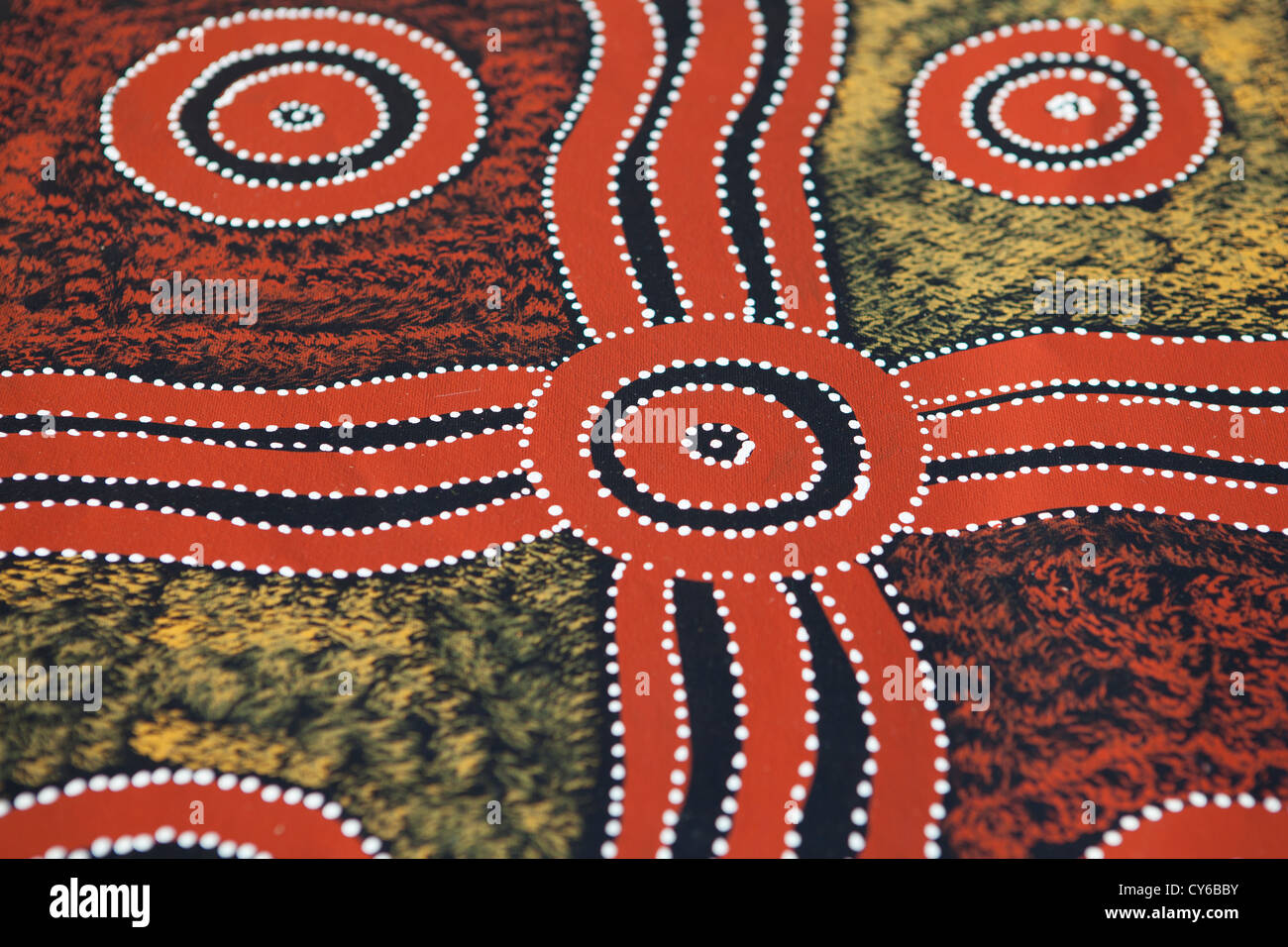 Aboriginal art for sale at Mindil Beach Sunset Markets, Darwin
