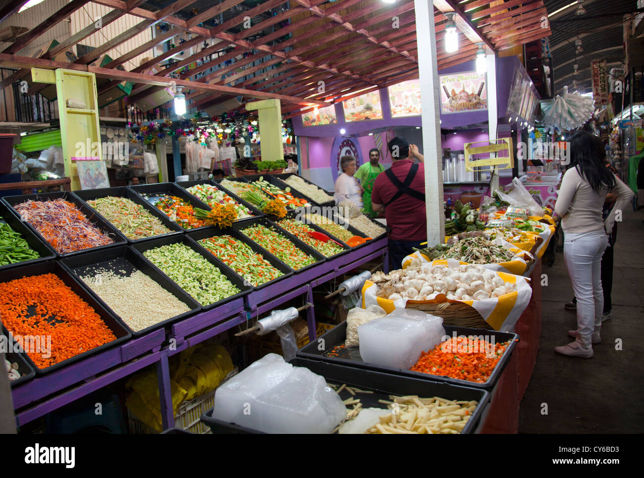 Jamaica Market in Colonia Jamaica in Venustiano Carranza borough of Mexico City Stock Photo
