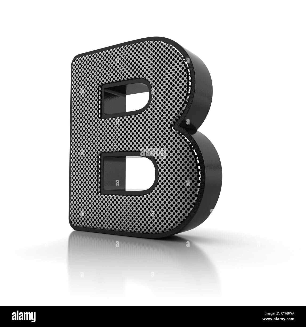 The letter B Stock Photo