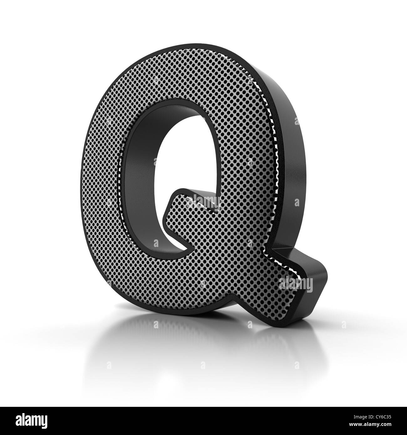 The letter Q Stock Photo