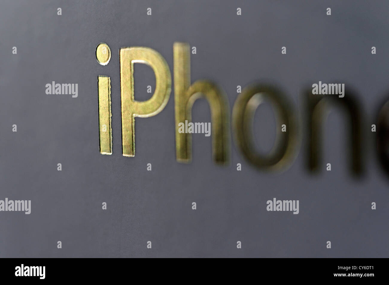 Apple iphone logo Stock Photo