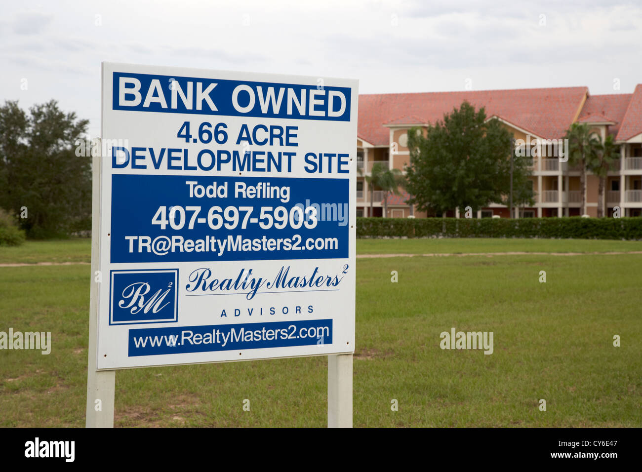 bank owned development site kissimmee florida usa Stock Photo Alamy