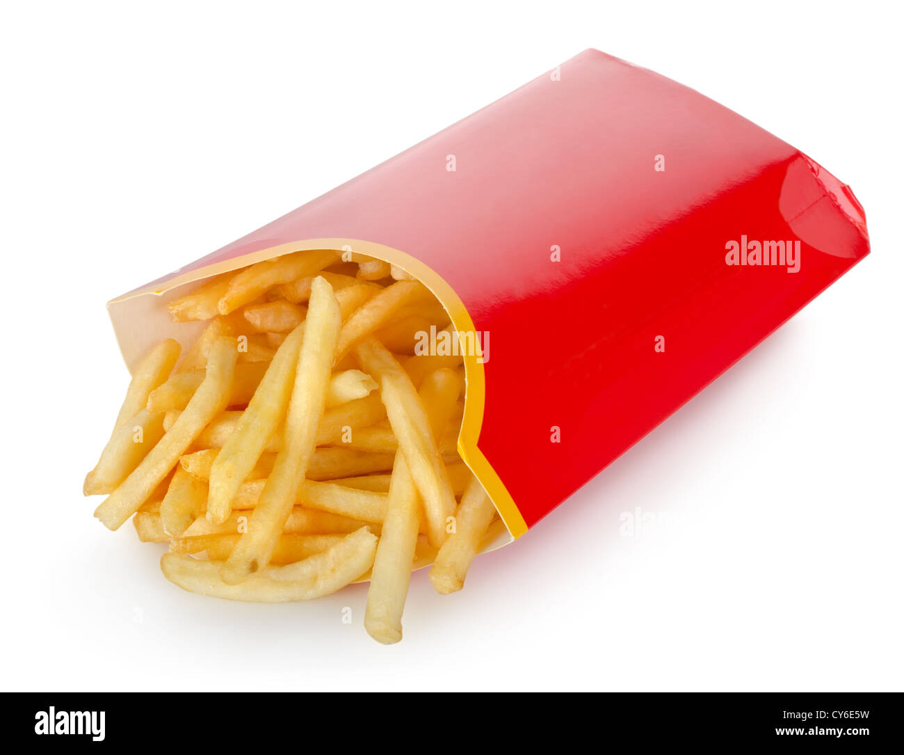 French fries isolated on a white background Stock Photo