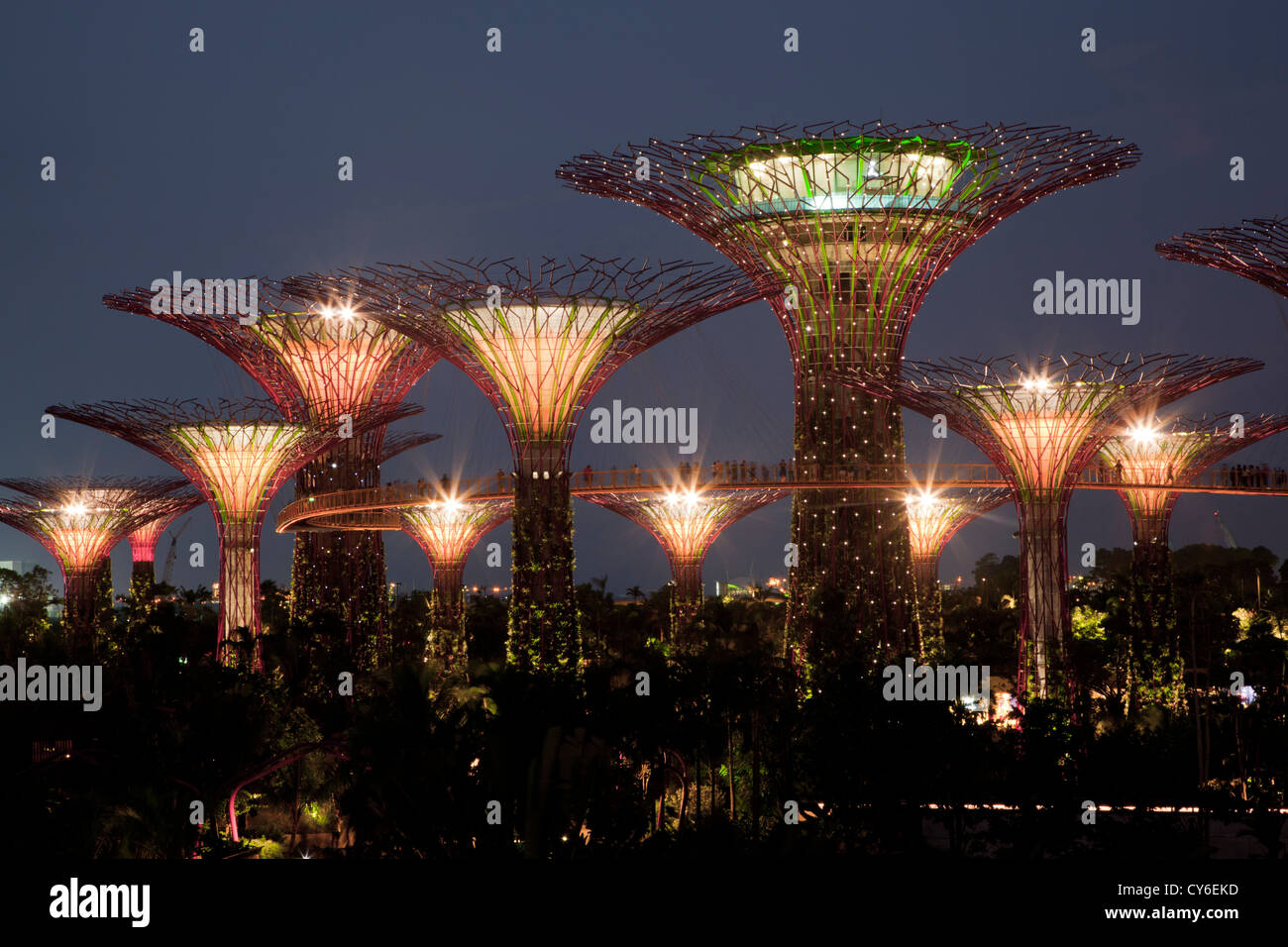 Gardens by the bay of singapore hi-res stock photography and images - Alamy