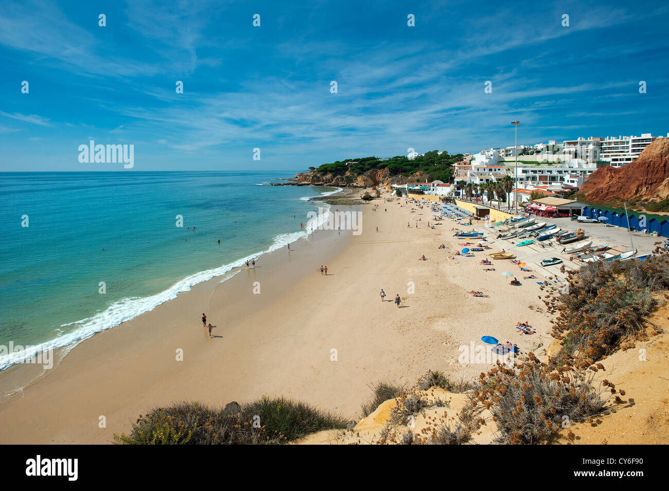 Praia dos Olhos D'Agua Beach, Algarve, Portugal Stock Photo - Alamy