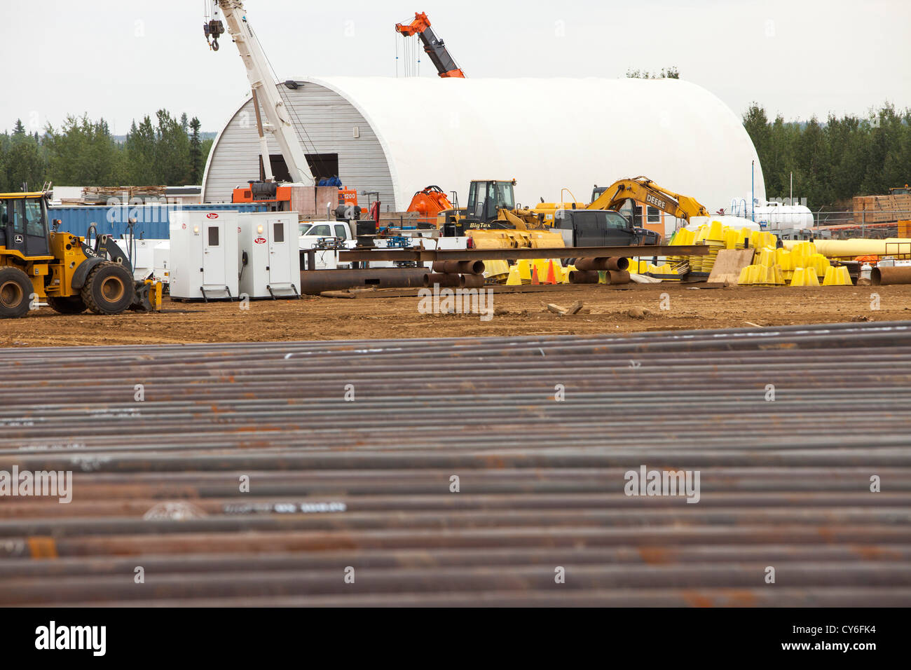 Pipeline construction alberta hires stock photography and images Alamy