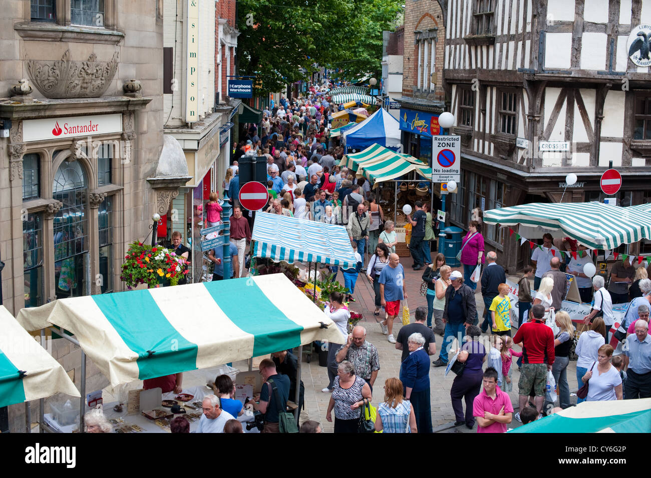 2010 Oswestry Food Festival, Shropshire, England Stock Photo Alamy