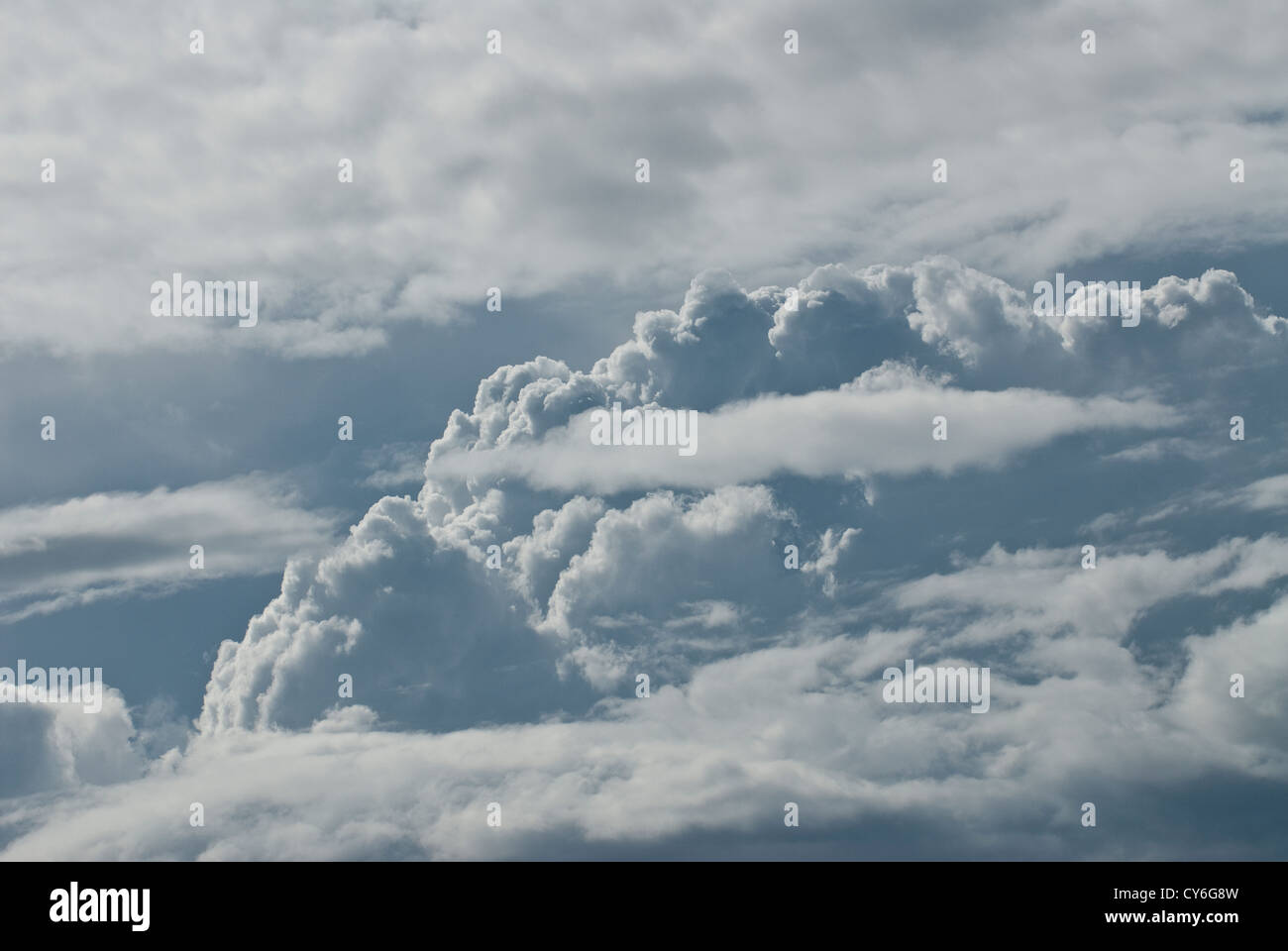 Cumulus Thunder clouds Stock Photo