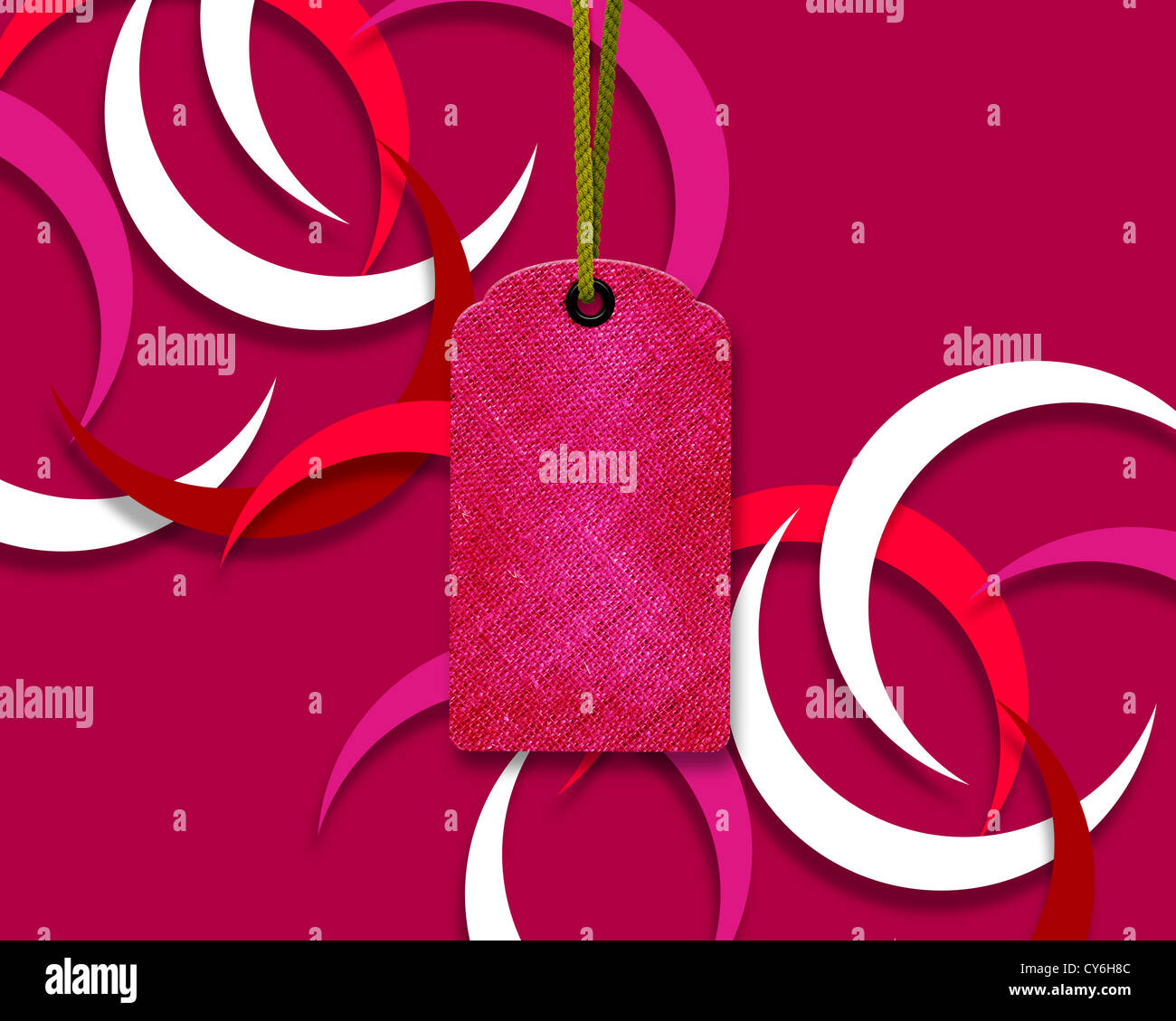 Blank Price Tags Stock Photo Alamy