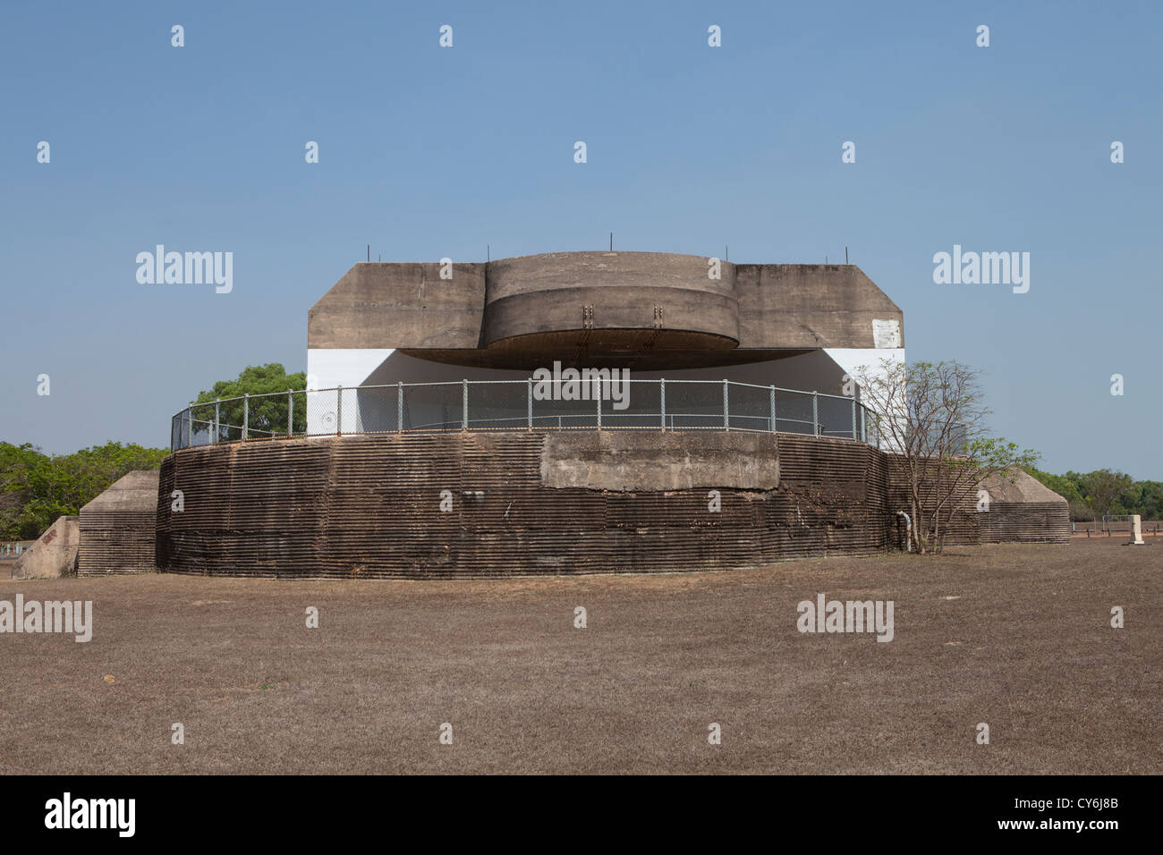 Remains of a World War 2 Gun emplacement in East Point Reserve, Darwin