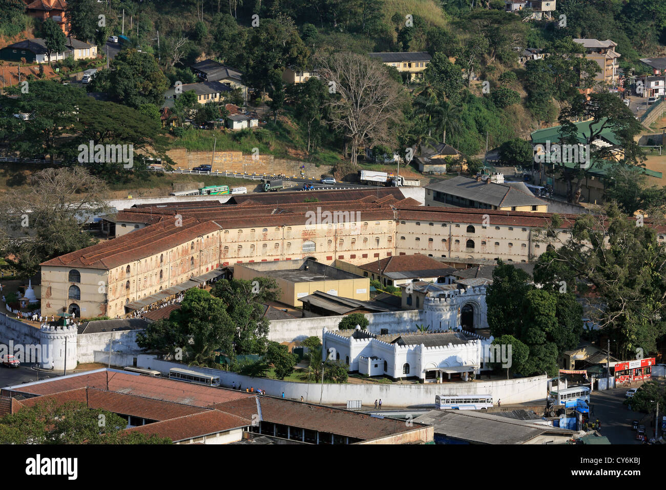 Bogambara Prison maximum security prison in Kandy, Sri Lanka Stock Photo