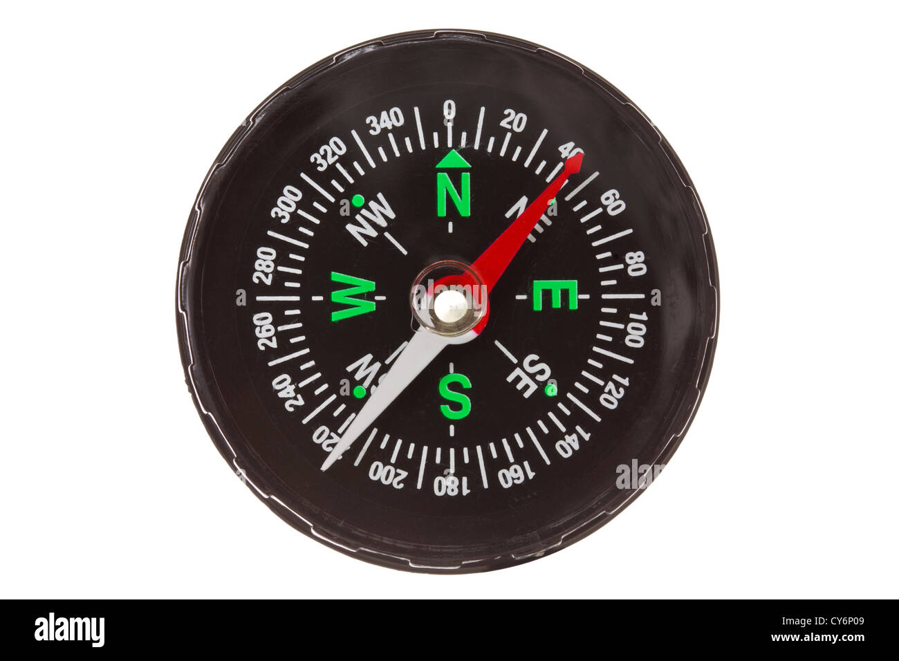 Black compass isolated on the white background Stock Photo - Alamy