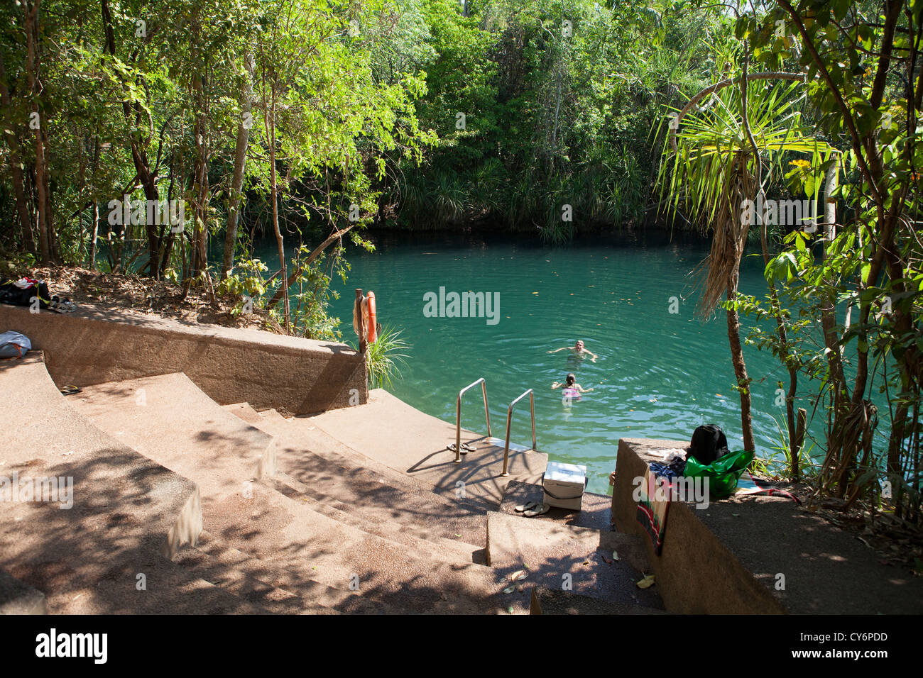 Berry Springs Recreation Reserve near Darwin in the Northern Territory