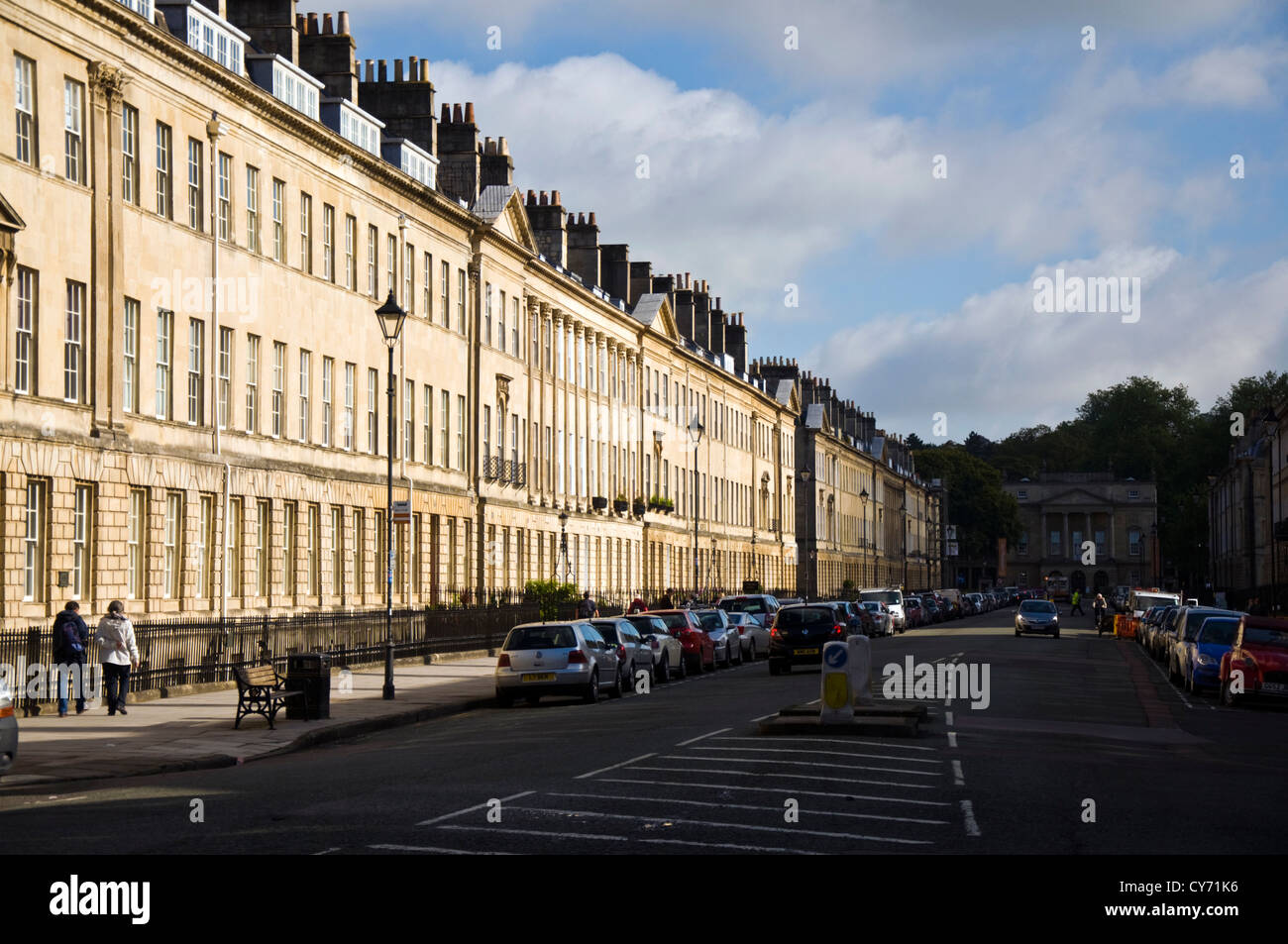 Great Pulteney Street in Bath Stock Photo Alamy