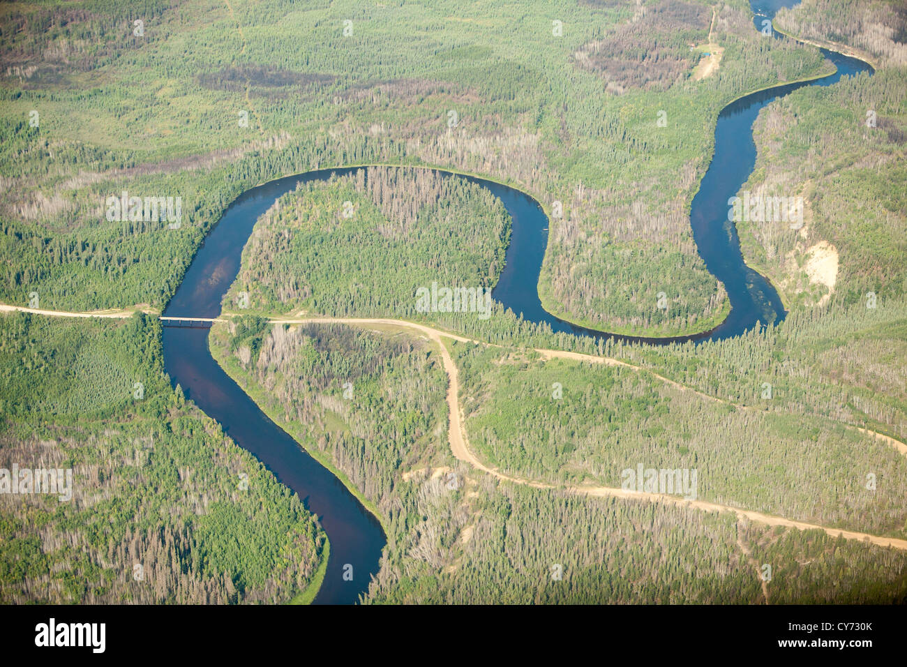 Boreal forest aerial canada hi-res stock photography and images - Alamy