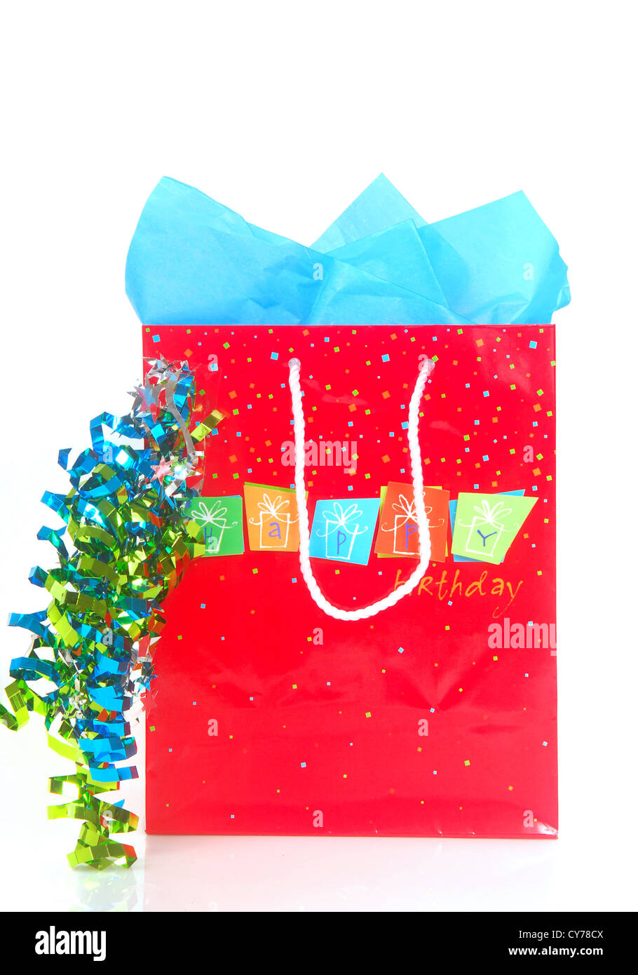 Gift Bags With Colorful Tissue Paper And Ribbon Shopping Stock Photo -  Download Image Now - iStock