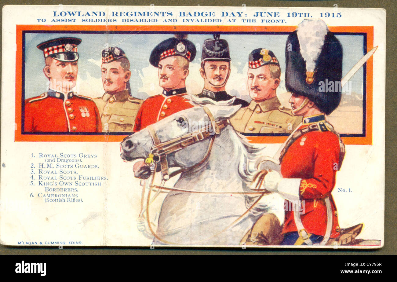 1915 WW1 UK 2 photo postcards officer King's Own Regiment Lancaster 1915 WW1 UK 2 photo postcards officer King's Own Regiment Lancaster