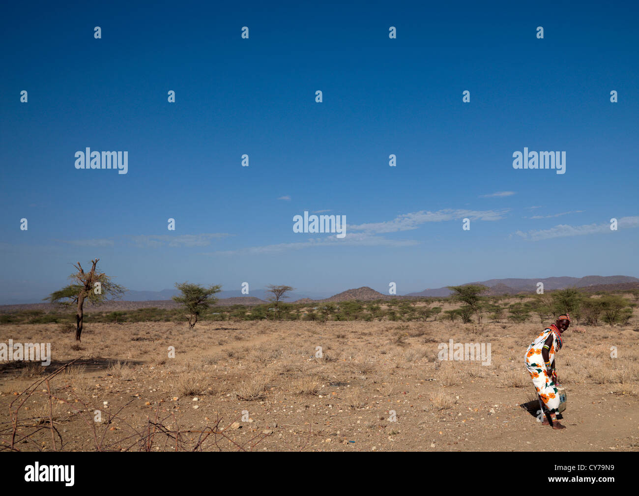 Samburu Tribe Kenya Stock Photo