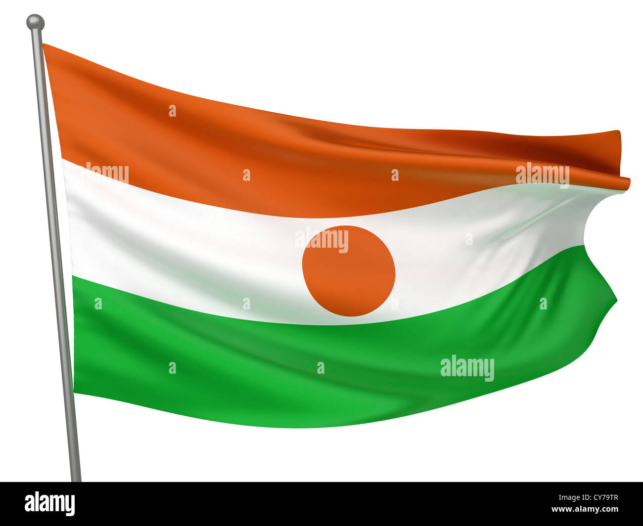 Niger National Flag - All Countries Collection - Isolated Image Stock ...
