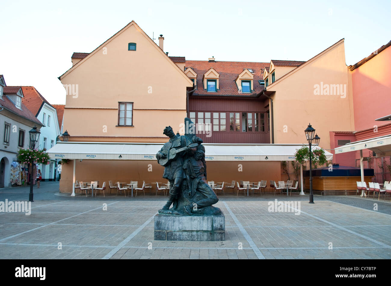 Square of Petrica Kerempuh, Kaptol, Zagreb, Croatia Stock Photo