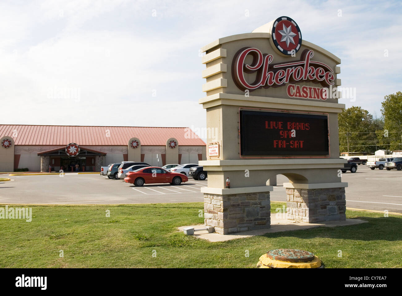 Cherokee Casino & Hotel Roland Oklahoma USA Stock Photo