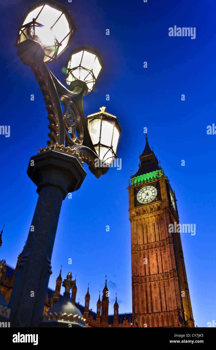 Big Ben Houses Of Parliament Light Show London Eye Hi Res Stock Photography And Images Alamy