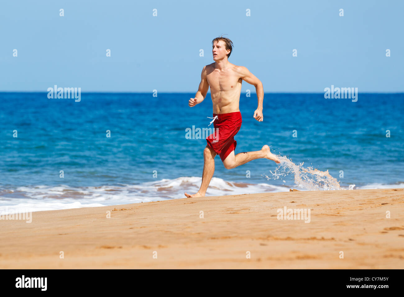 Liev Schreiber shows off his toned body on the filmset of Pawn Sacrifice  filming on Santa Monica Beach. The hunky actor was seen flexing his biceps  and running around the beach while