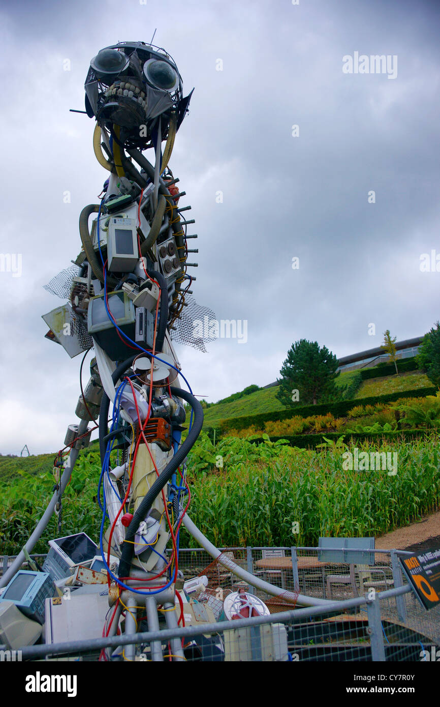 Sculpture at Eden Project, Cornwall Stock Photo Alamy