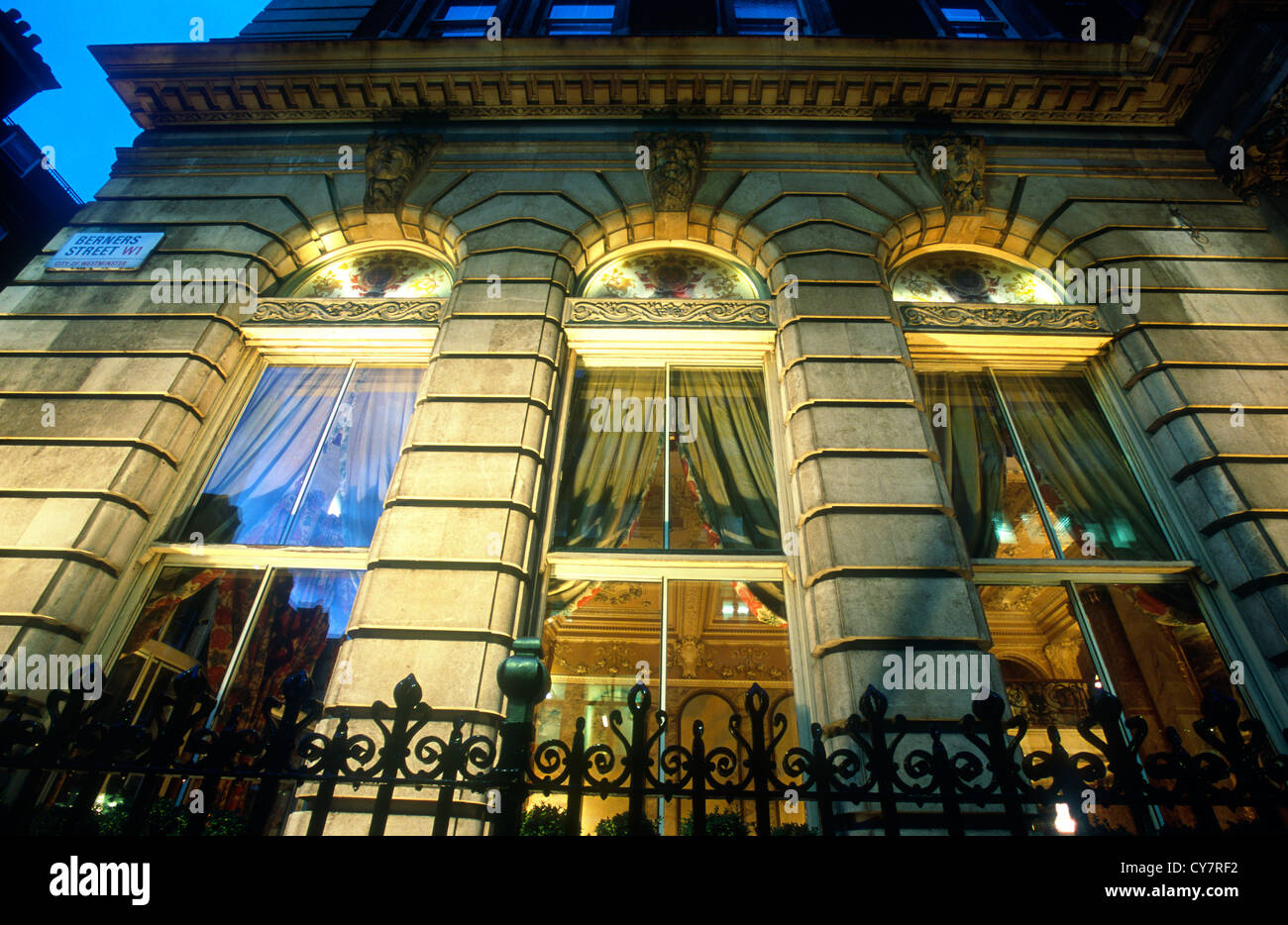 Berners Hotel, Berners Street, London, UK Stock Photo Alamy