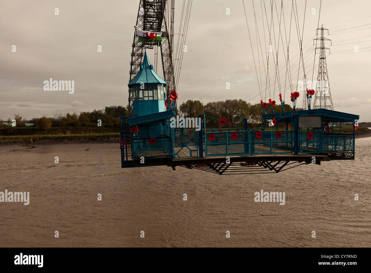 Newport transporter bridge,a gondola style bridge opened by Lord