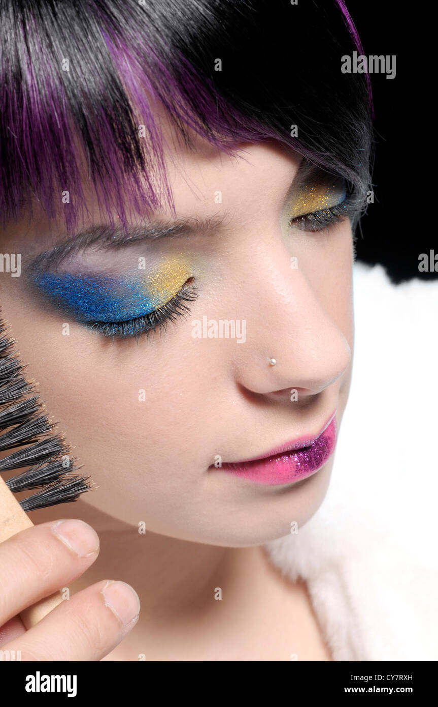 Creative makeup Stock Photo