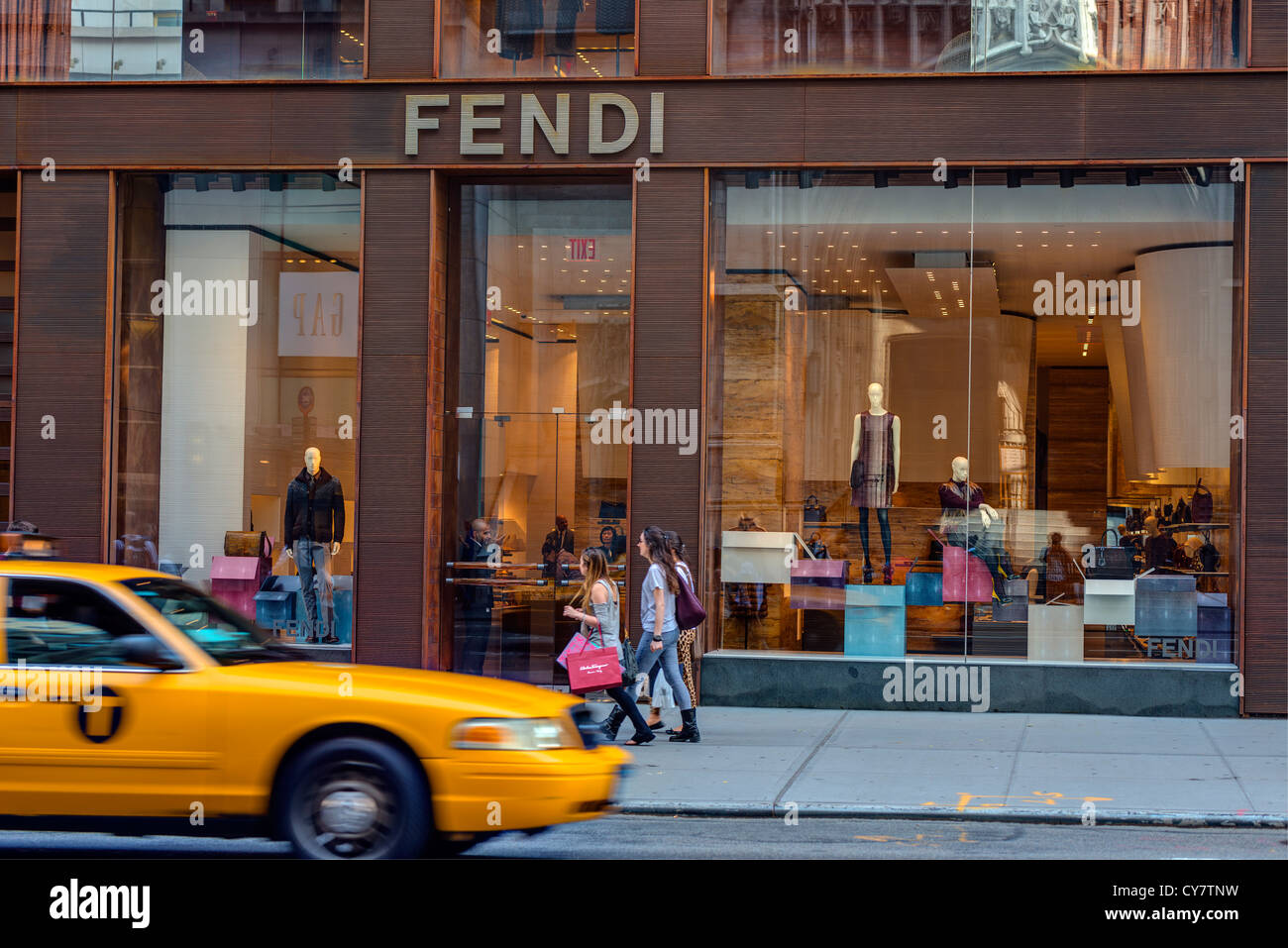 Fendi shop on 5th avenue Manhattan New 