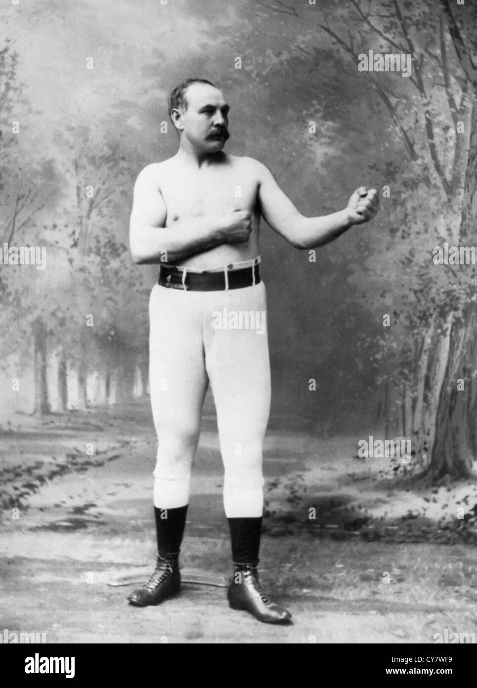 Vintage photo of famous English bare-knuckle (and later gloved) boxer Jem  Mace (1831 - 1910 Stock Photo - Alamy